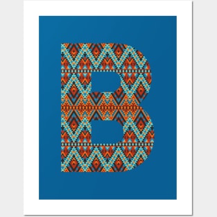 Letter B- boho design Posters and Art